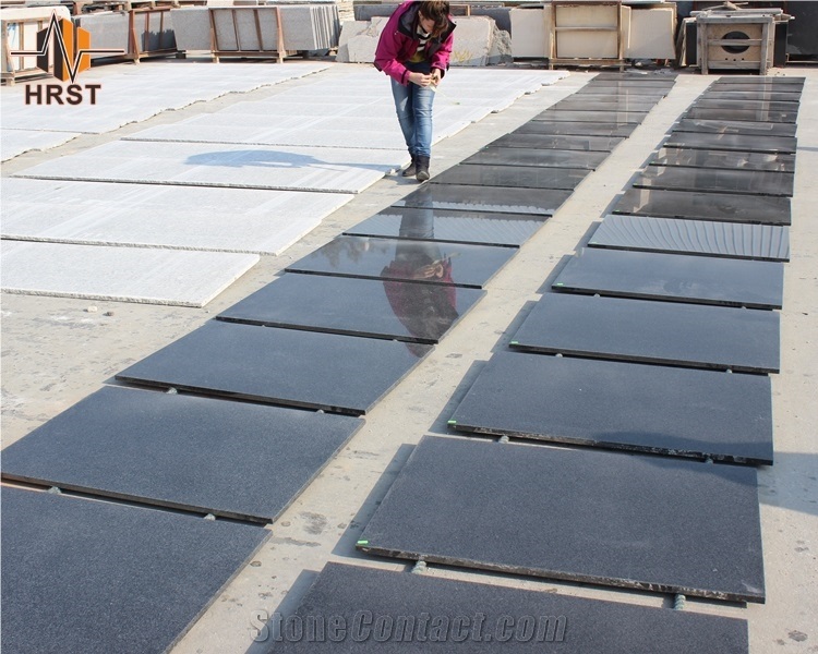 Home Decration Dark Grey Granite Tile