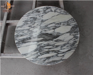 Hot Sales White Round Marble Table Tops
