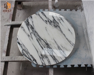 Hot Sales White Round Marble Table Tops