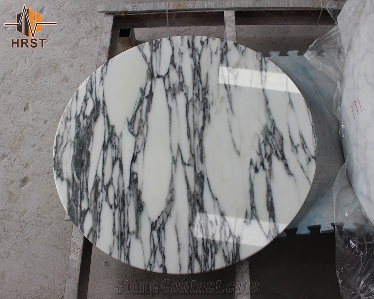 Hot Sales White Round Marble Table Tops