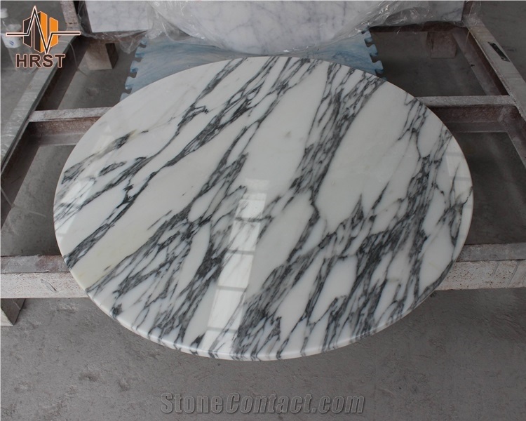 Hot Sales White Round Marble Table Tops