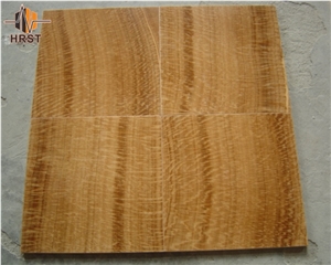 Hot Selling Yellow Wooden Vein Marble Floor Tiles