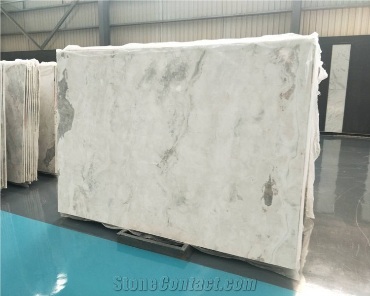 Ice Flower White Marble