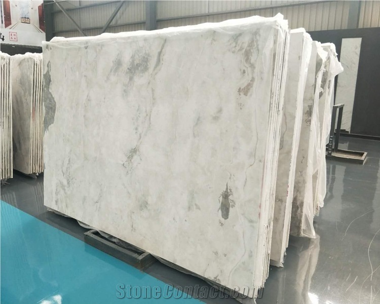 Ice Flower White Marble