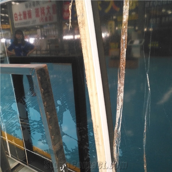 Imported Noir Serpents Marble Slab