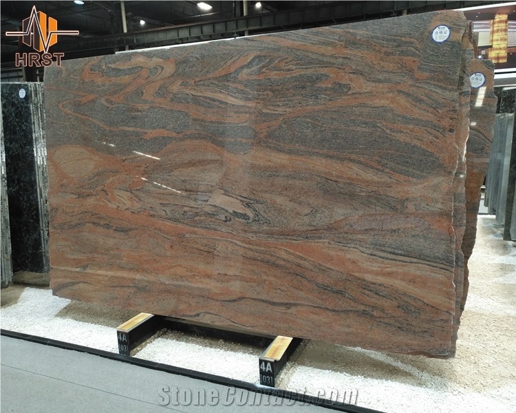 India Paradiso Classico Red Granite Slab