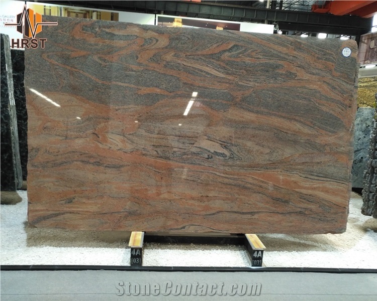 India Paradiso Classico Red Granite Slab