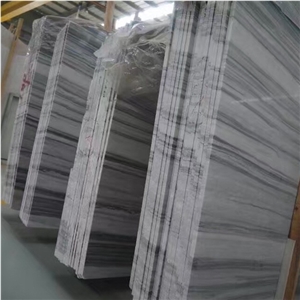 Ink Wood Grain Marble Slab