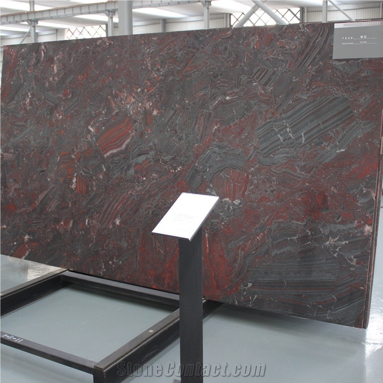 Iron Red Granite Slabs