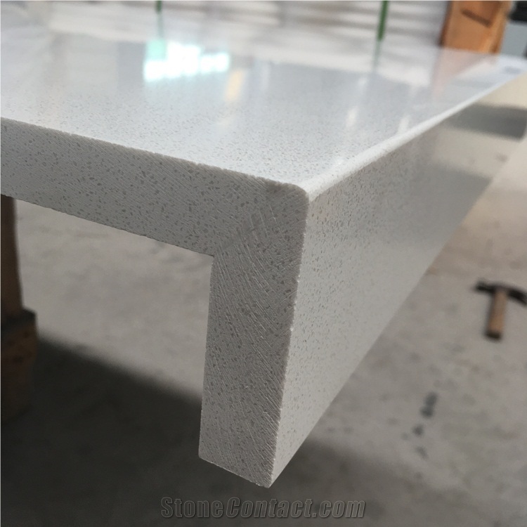 Jade Spot White Quartz Vanitytops