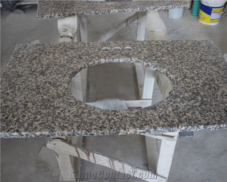 Leopard Skin Granite Vanity Top