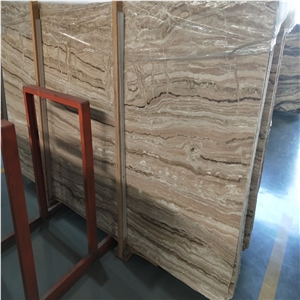 Light Brown Wood Marble Slab