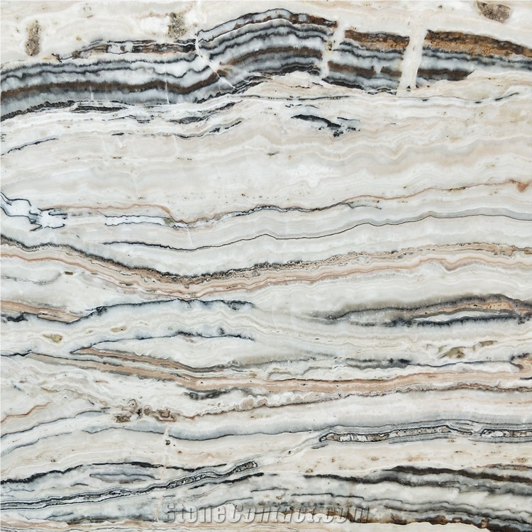 Light Zebra Onyx Slab