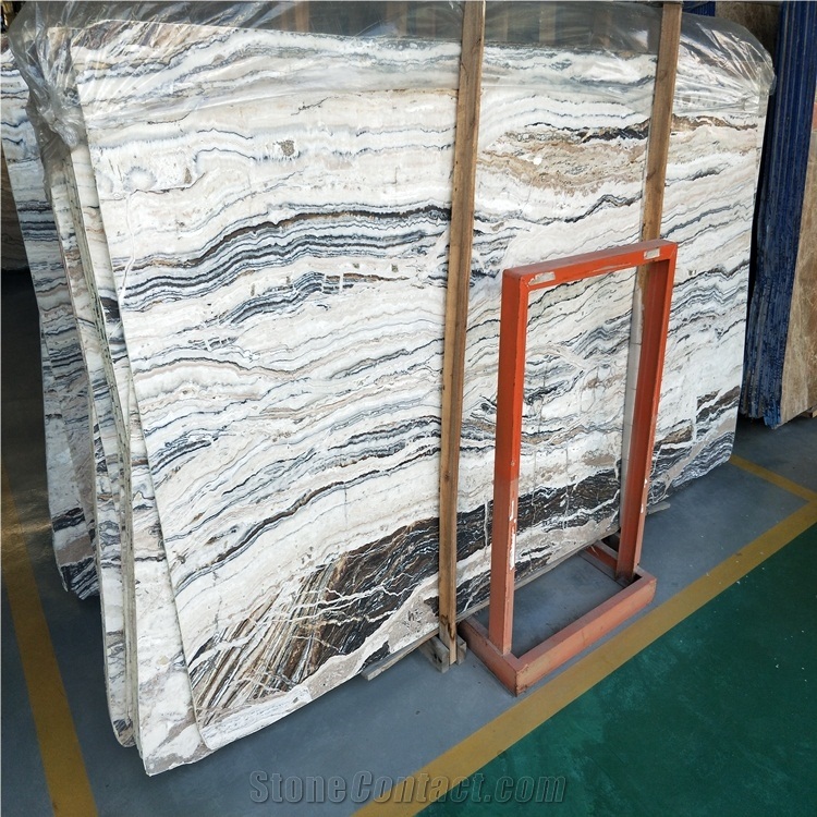 Light Zebra Onyx Slab