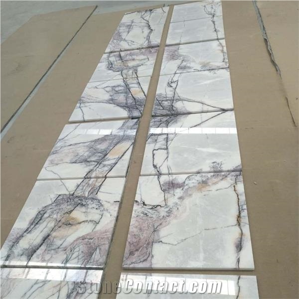 Lilac Milas White Marble