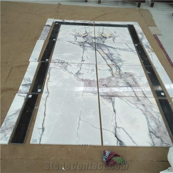 Lilac Milas White Marble
