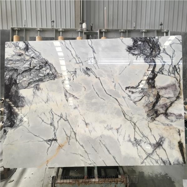 Lilac Milas White Marble