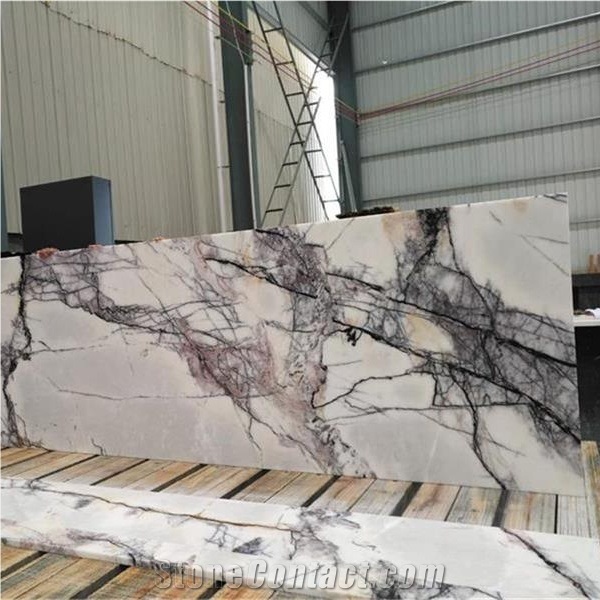 Lilac Milas White Marble