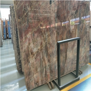 Louis Red Marble Slab