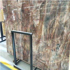 Louis Red Marble Slab
