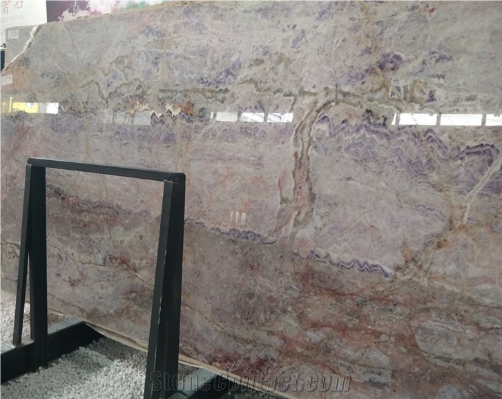 Luxury Purple Amethyst Stone Slab for Wall