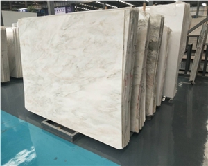 Maya White Marble Slab