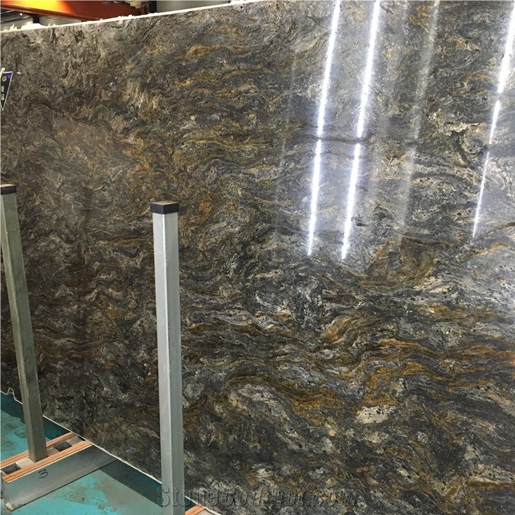 Metallicus Cianitus Granite Slabs