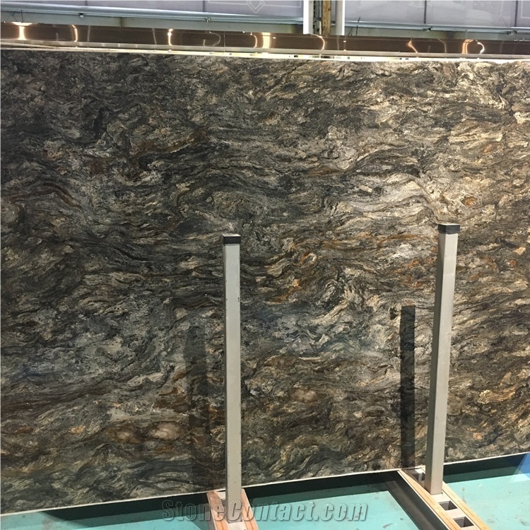 Metallicus Cianitus Granite Slabs