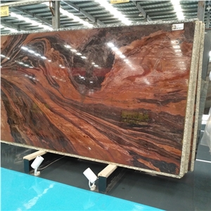 Mirage Red Quartzite Slab Mirage Red Quartzite Slab