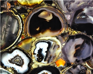 Multicolor Agate Stone Wall Panels Tiles
