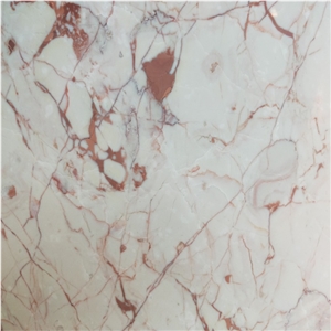 Natural Euphorbia Mili Marble with Red Veins