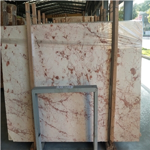 Natural Euphorbia Mili Marble with Red Veins