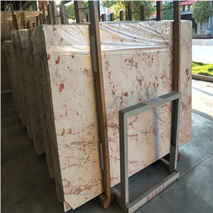Natural Euphorbia Mili Marble with Red Veins
