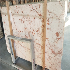 Natural Euphorbia Mili Marble with Red Veins