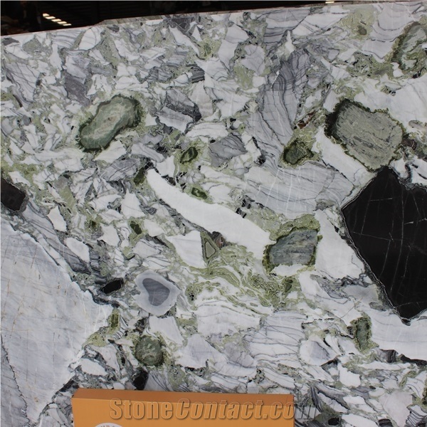 Natural Ice Connect Marble Slab