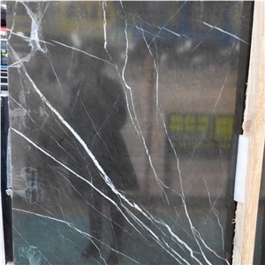 Natural Iran Pietra Gray Marble Slab