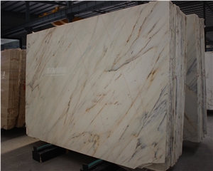 Natural Polished Paonazzo White Marble Slab