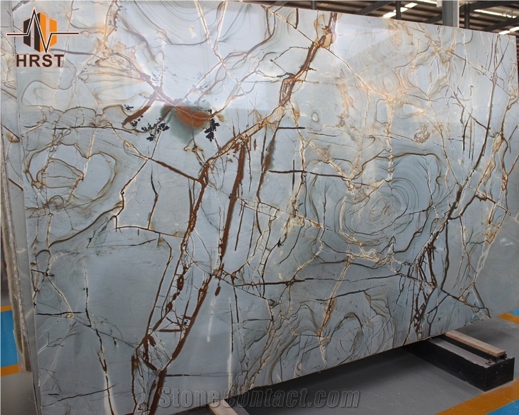 Natural Quartzite Blue Roma Quartzite Slabs