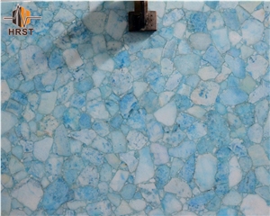 Natural Stone Backlit 2440x1220 Crystal Blue Slab