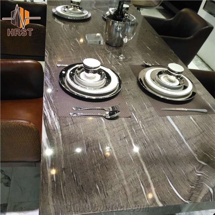 Natural Stone Brazil Brown Silk Granite Countertop