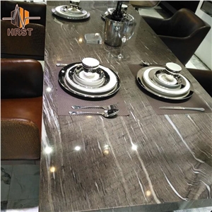 Natural Stone Brazil Brown Silk Granite Countertop