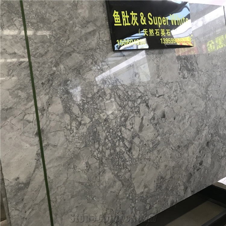 Natural Super White Quartzite Slabs