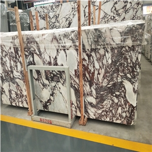 Natural White Marble with Purple Vein Marble Price