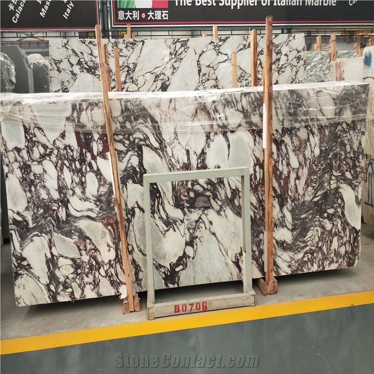 Natural White Marble with Purple Vein Marble Price