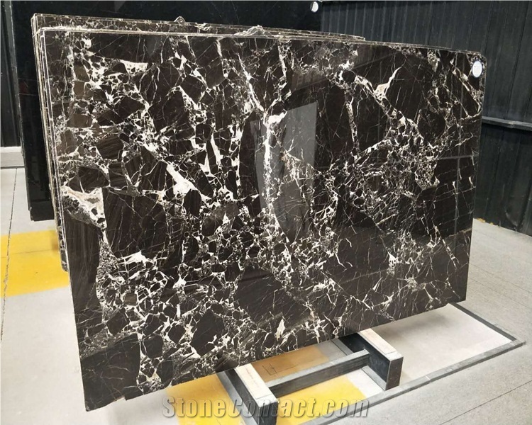 Nero Crystal Marble Slab