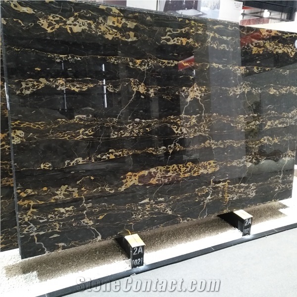 Nero Portoro Vena Larga Marble