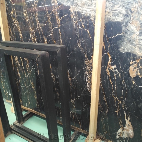 Nero Portoro Vena Larga Marble
