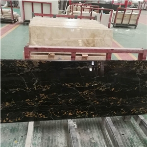 Nero Portoro Vena Larga Marble
