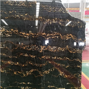 Nero Portoro Vena Larga Marble