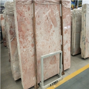 Orange Red Compress Marble Wall Tile Price